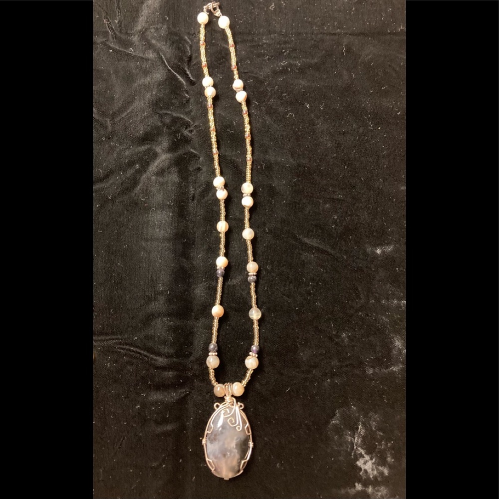Beautiful stone necklace